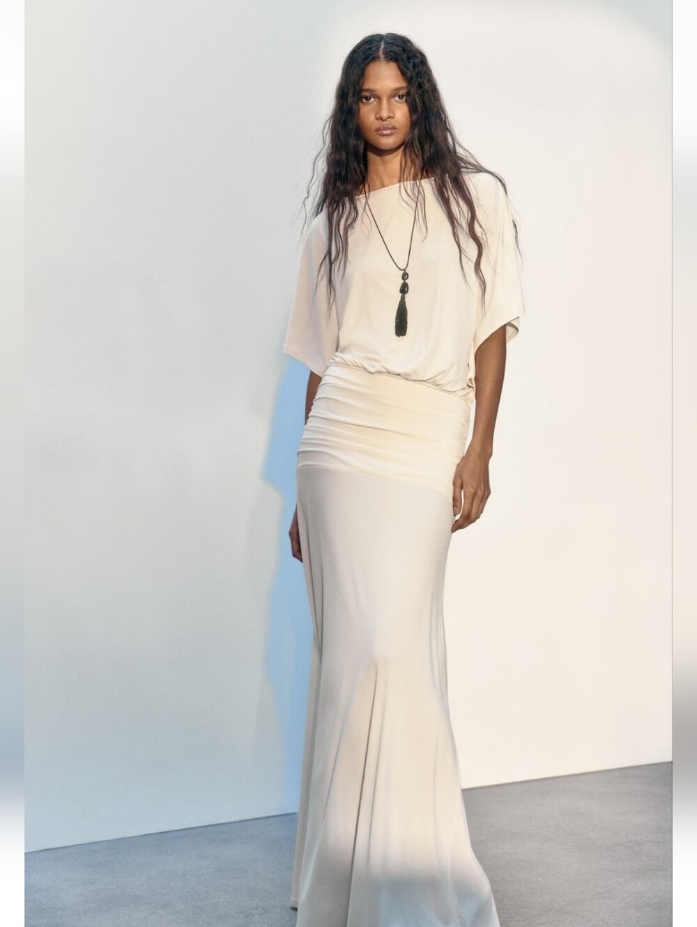 H&M Draped Maxi Long Dress - Picture 10 of 16